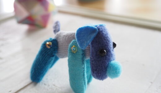 青いワンちゃん